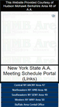 Mobile Screenshot of ny-aa.org